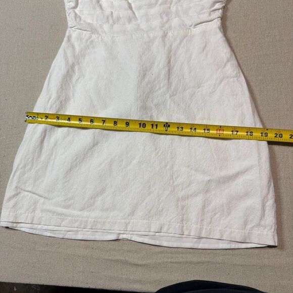 ASTR The Label Linen Pleated Midi Dress White Womens Size Medium See pictures fo - Picture 6 of 8
